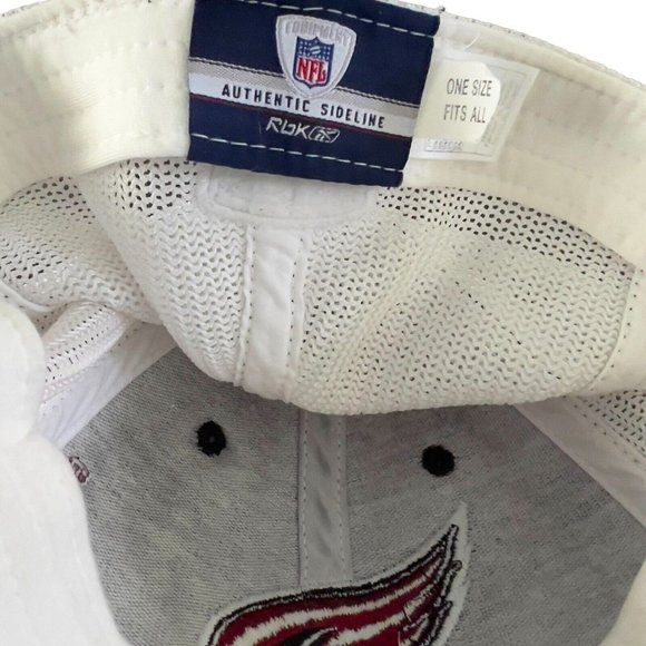 Arizona Cardinals Authentic Sideline Coach Reebok NFL Strapback Trucker Cap Hat - Picture 6 of 8